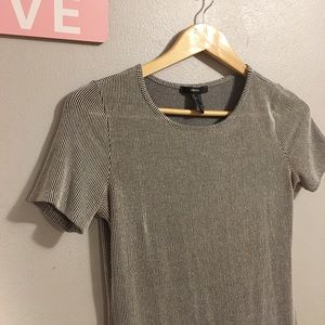 Striped bodycon dress